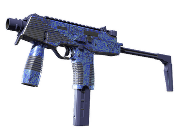 MP9 | Cobalt Paisley (Minimal Wear)