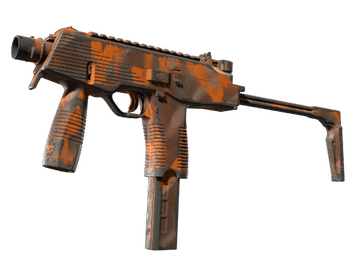 MP9 | Orange Peel (Well-Worn)