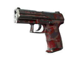 P2000 | Red FragCam (Battle-Scarred)