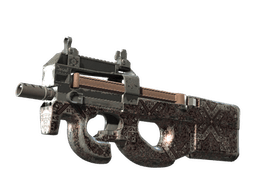 P90 | Baroque Red (Well-Worn)