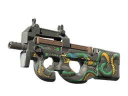 P90 | Emerald Dragon (Well-Worn)
