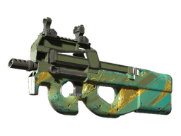 P90 | Mustard Gas (Well-Worn)