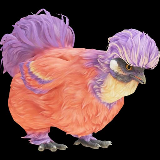 CS2 Silkie pet chicken, Red Beetle