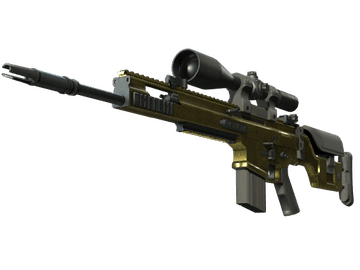 SCAR-20 | Brass (Well-Worn)