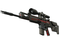 SCAR-20 | Crimson Web (Battle-Scarred)