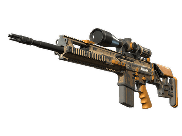 SCAR-20 | Short Ochre (Battle-Scarred)
