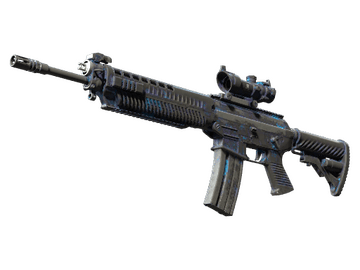 SG 553 | Aloha (Battle-Scarred)