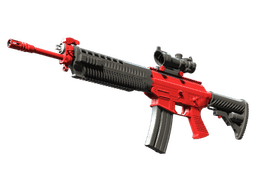 SG 553 | Candy Apple (Minimal Wear)