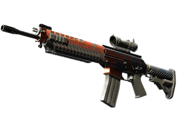 SG 553 | Danger Close (Well-Worn)