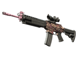 SG 553 | Desert Blossom (Field-Tested)