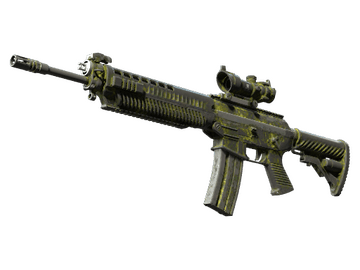 SG 553 | Gator Mesh (Battle-Scarred)
