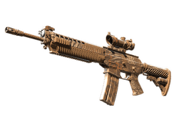 SG 553 | Safari Print (Battle-Scarred)
