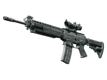 SG 553 | Wave Spray (Battle-Scarred)