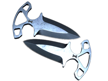 ★ Shadow Daggers | Blue Steel (Well-Worn)