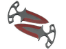 ★ Shadow Daggers | Crimson Web (Well-Worn)