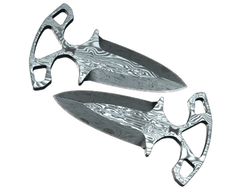 ★ Shadow Daggers | Damascus Steel (Battle-Scarred)