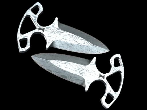 ★ Shadow Daggers | Damascus Steel (Well-Worn)