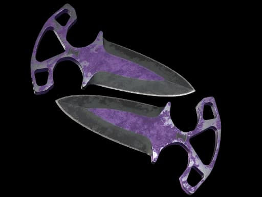 ★ Shadow Daggers | Ultraviolet (Battle-Scarred)