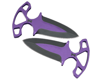 ★ Shadow Daggers | Ultraviolet (Well-Worn)