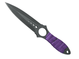 ★ Skeleton Knife | Ultraviolet (Well-Worn)