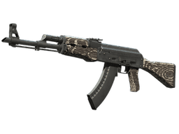Souvenir AK-47 | Black Laminate (Minimal Wear)