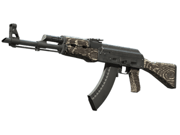 Souvenir AK-47 | Black Laminate (Well-Worn)