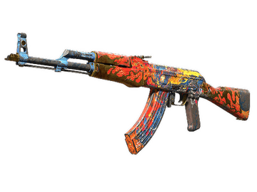 Souvenir AK-47 | Consequence of the Jinn (Battle-Scarred)