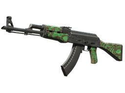 Souvenir AK-47 | Green Laminate (Field-Tested)