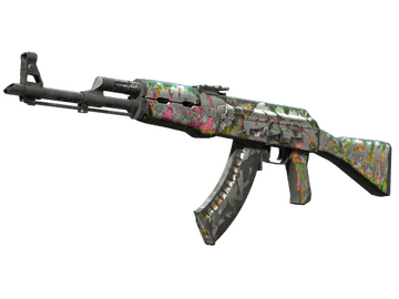 Souvenir AK-47 | Head Shot (Battle-Scarred)