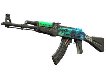 Souvenir AK-47 | Ice Coaled (Battle-Scarred)