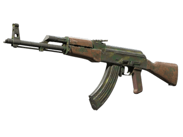 Souvenir AK-47 | Jungle Spray (Battle-Scarred)