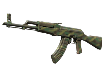 Souvenir AK-47 | Jungle Spray (Field-Tested)
