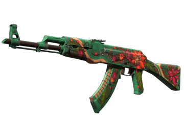 Souvenir AK-47 | Wild Lotus (Well-Worn)