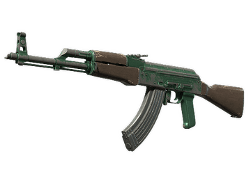 Souvenir AK-47 | Wintergreen (Battle-Scarred)