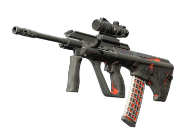 Souvenir AUG | Radiation Hazard (Battle-Scarred)