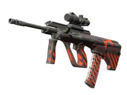 Souvenir AUG | Radiation Hazard (Well-Worn)