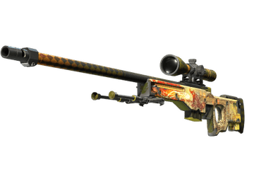Souvenir AWP | Dragon Lore (Well-Worn)