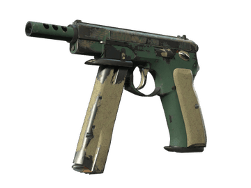 Souvenir CZ75-Auto | Green Plaid (Battle-Scarred)