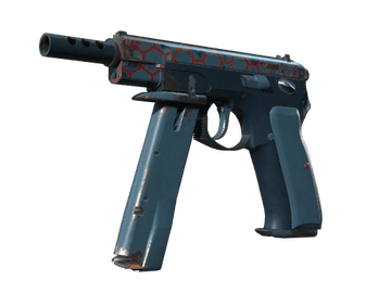 Souvenir CZ75-Auto | Hexane (Well-Worn)