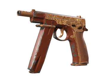 Souvenir CZ75-Auto | Honey Paisley (Well-Worn)