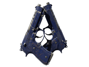 Souvenir Dual Berettas | Moon in Libra (Well-Worn)