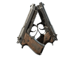 Souvenir Dual Berettas | Oil Change (Battle-Scarred)