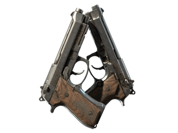 Souvenir Dual Berettas | Oil Change (Battle-Scarred)