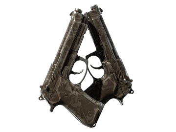 Souvenir Dual Berettas | Oil Change (Well-Worn)