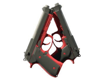 Souvenir Dual Berettas | Panther (Factory New)