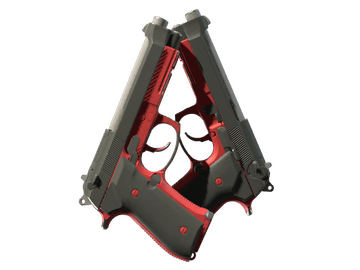 Souvenir Dual Berettas | Panther (Well-Worn)
