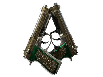 Souvenir Dual Berettas | Royal Consorts (Battle-Scarred)