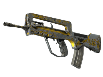 Souvenir FAMAS | Neural Net (Battle-Scarred)
