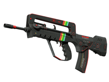 Souvenir FAMAS | ZX Spectron (Battle-Scarred)