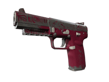 Souvenir Five-SeveN | Crimson Blossom (Well-Worn)